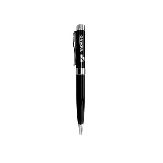 Black Metal Pen with Silver Detail