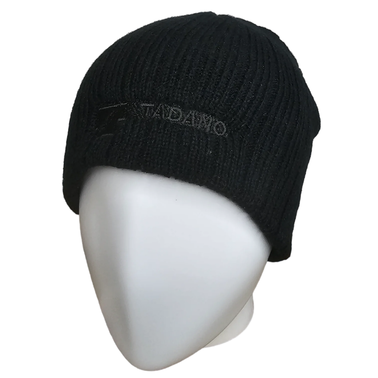 Black on Black Beanie