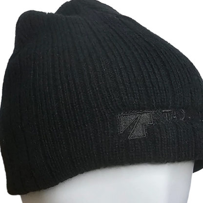 Black on Black Beanie